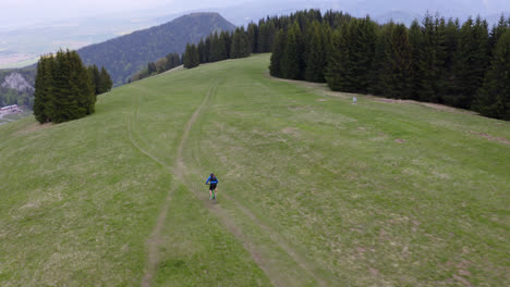 man enjoys biking adventure in summer at malino brdo resort, liptov, slovakia