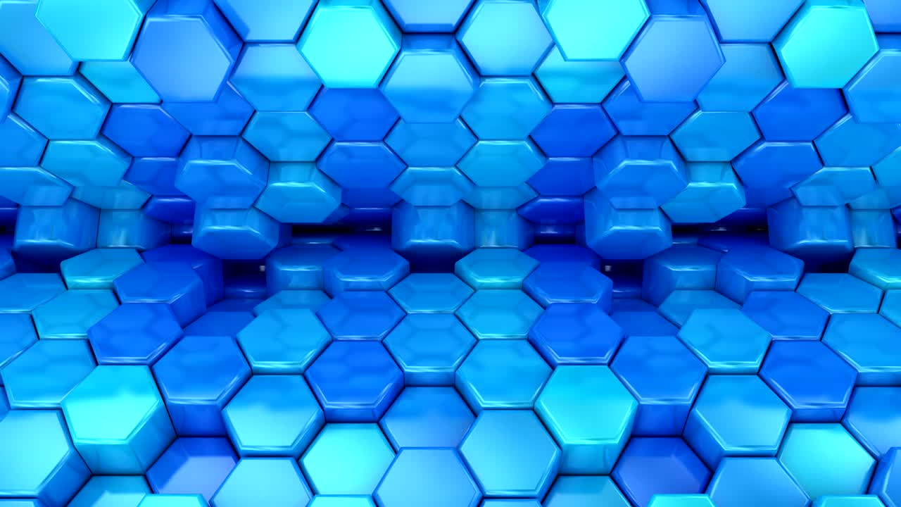 el fondo de los hexágonos