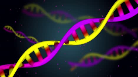 Animation-of-dna-strands-on-black-background