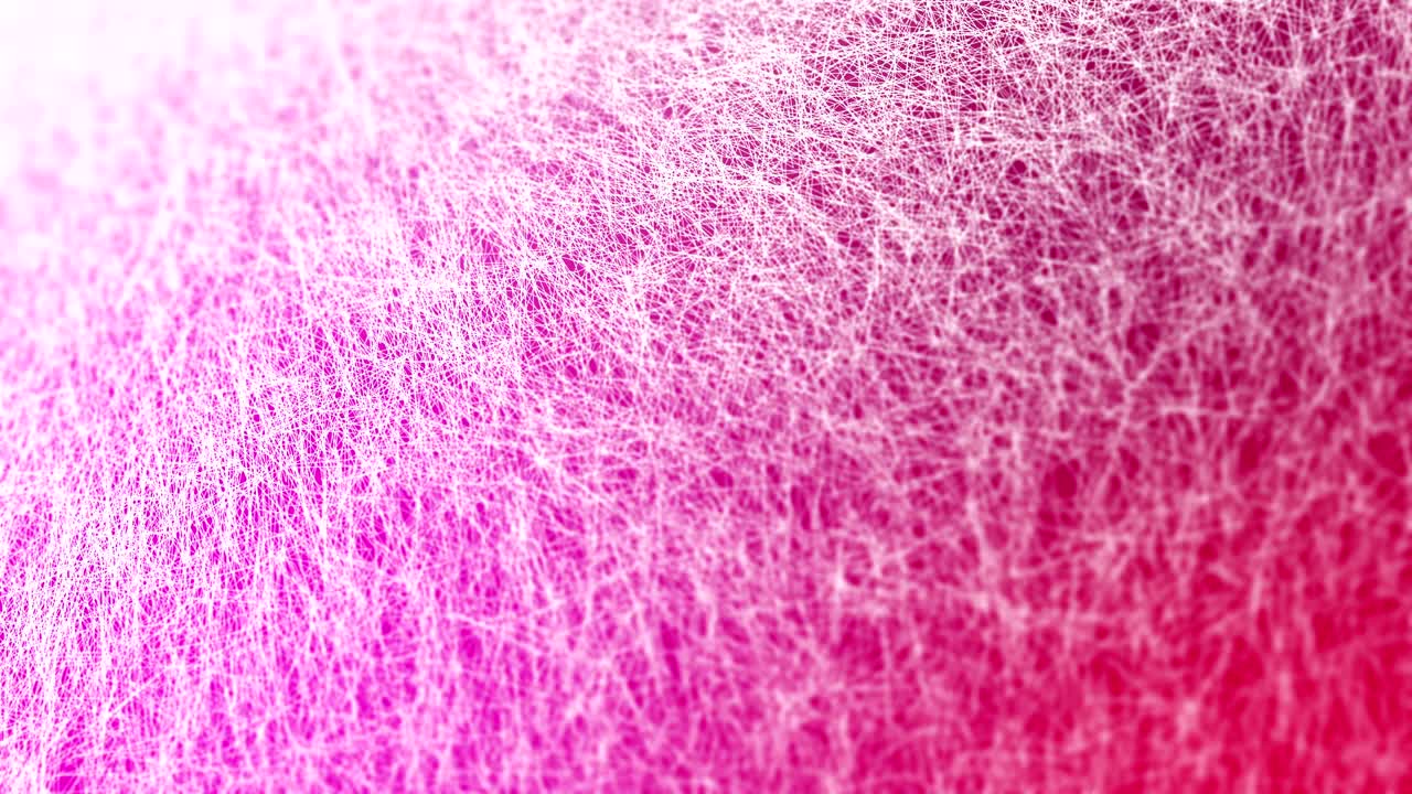 Modern abstract fibers mesh motion. Fractal animated decorative gradient web background. 4K UHD video seamless loop.