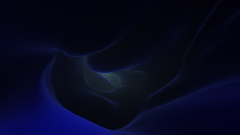 dynamic blue swirl pattern on black background