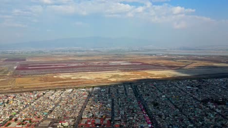 aerial view of planned to be "new mexico international airport