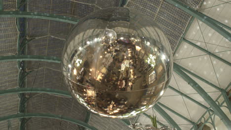 4k large reflective globe - covent garden market london
