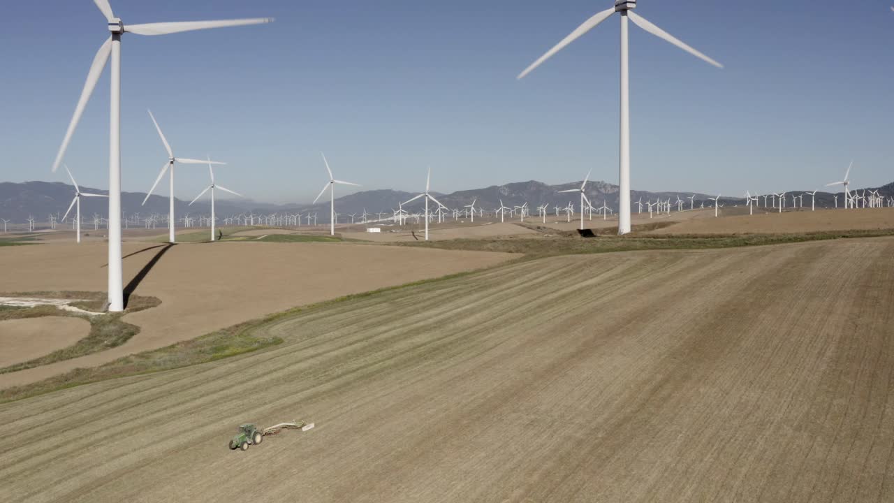 풍력 농장 및 농업 현장