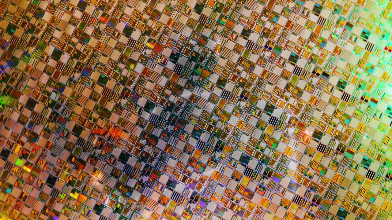 en electrónica, una oblea también llamada rebanada o sustrato es una fina rebanada de semiconductor, un silicio cristalino, utilizado para la fabricación de circuitos integrados