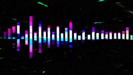 colorful abstract audio visualization