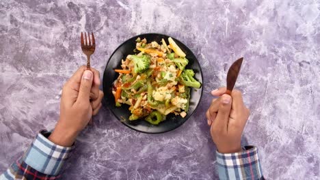 delicious chicken and vegetable stir-fry