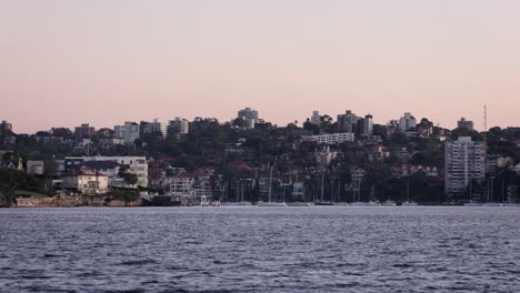 sydney harbour and north sydney, new south wales, australia