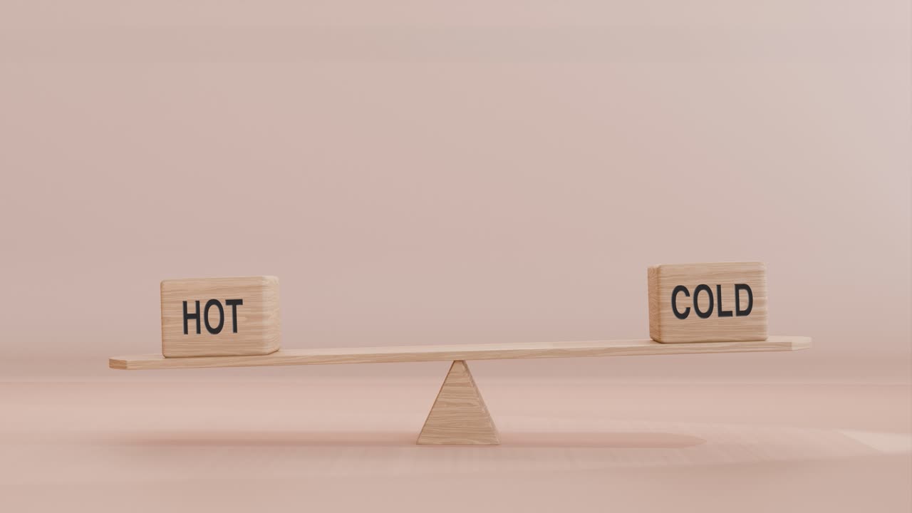 HOT AND COLD BALANCING ON SEESAW