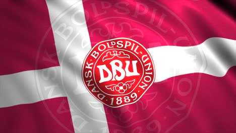 danish football union (dbu) flag