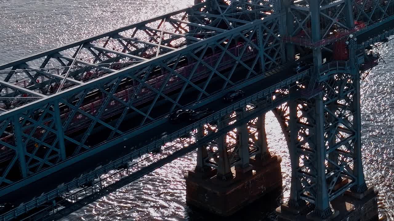 Industrial Steel Frame of Williamsburg Bridge