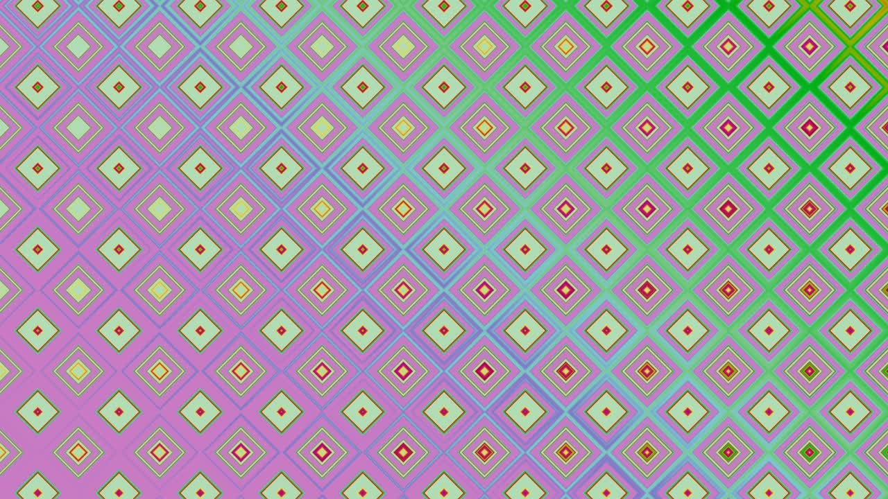 흥미진진한 색의 사각형, 끝없는  모양