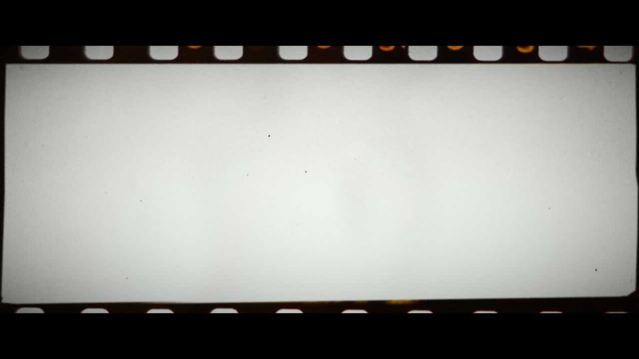 Real 35mm film anamorphic frame  overlay - dirty and old