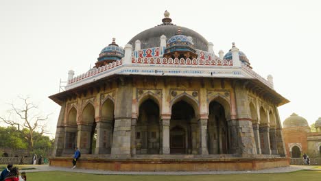 isa khan tomb wide shot