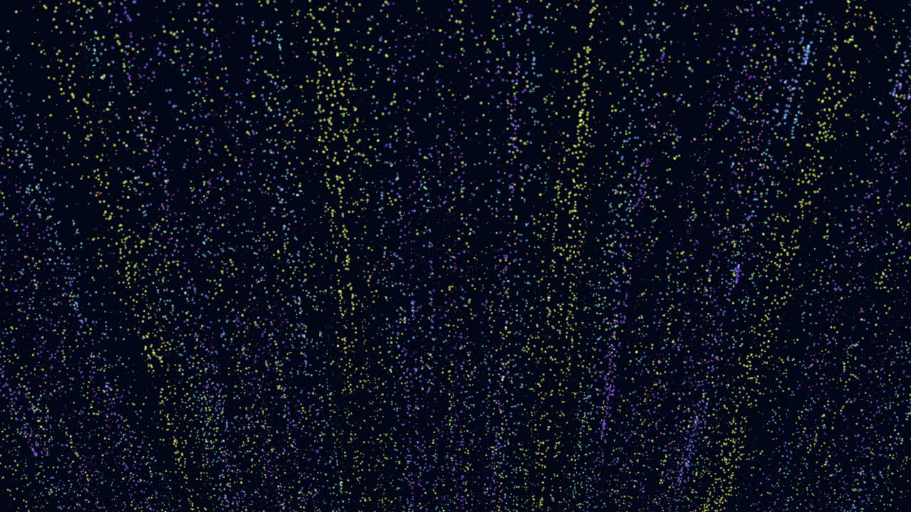 patrón de puntos simétricos vibrantes sobre un fondo negro