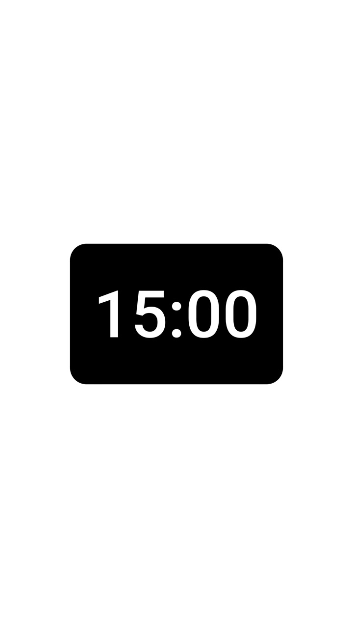 Digital Countdown Timer Counting Down from Thirty Seconds
