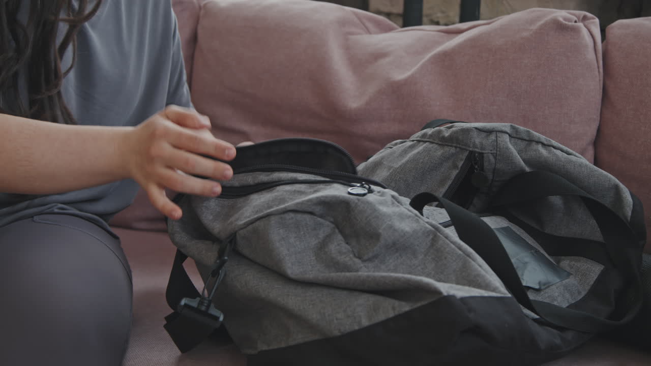 Young Woman With Down Syndrome After Sports Training
