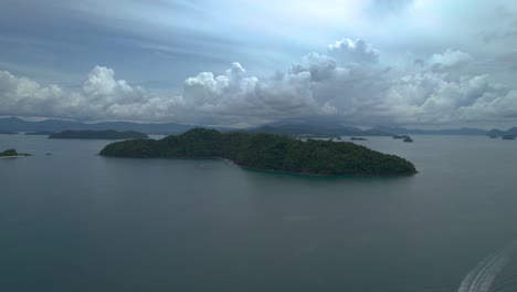 Nasse-Reisinsel,-Touristenattraktion-Auf-Den-Südlichen-Inseln-Von-Langkawi,-Malaysia