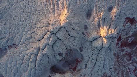 textura áspera de los acantilados de piedra blanca en ee.uu.