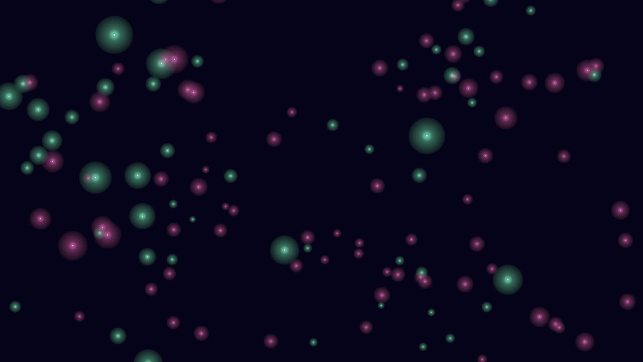 검은색 배경 에 있는 다채로운 원 패턴