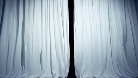 curtains on a stage