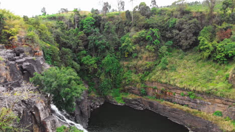 pongour waterfall near dalat city vietnam