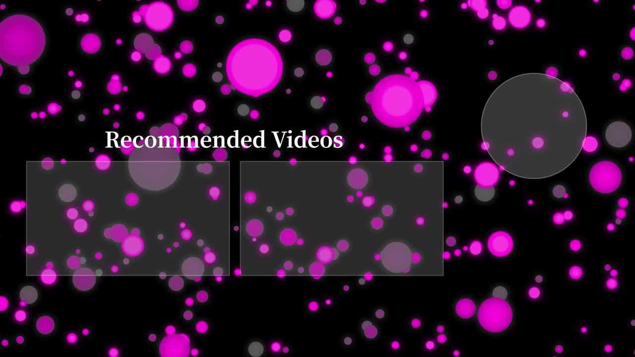 곡물 점 이동 끝 카드 끝 화면 모션 그래픽