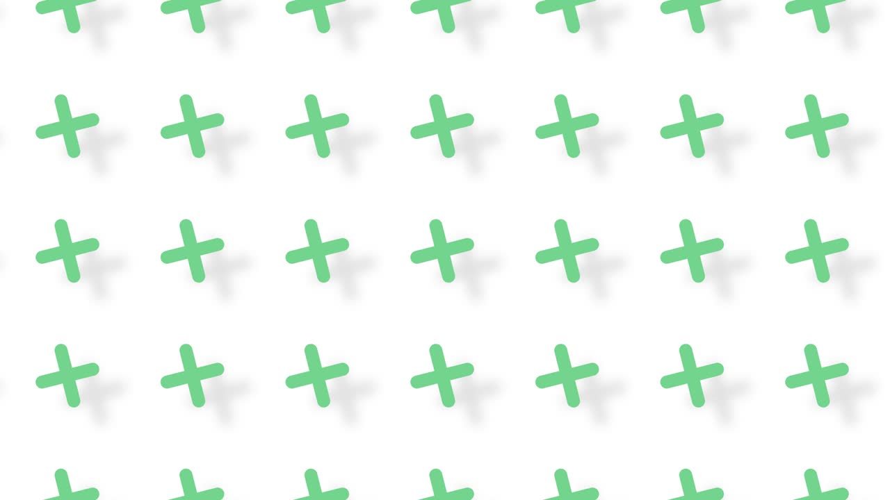 patrón de formas geométricas verdes en estilo retro, memphis 80s 90s. fondo abstracto vintage animado. diseño de arte pop sin costuras. movimiento de video 4k