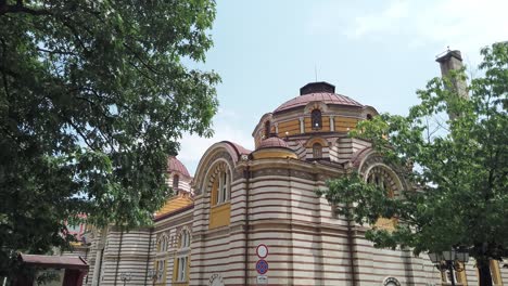 sofia history building colorful facade architecture