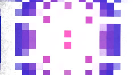 Un-Fondo-Azul-Y-Blanco-Con-Pixel-Art