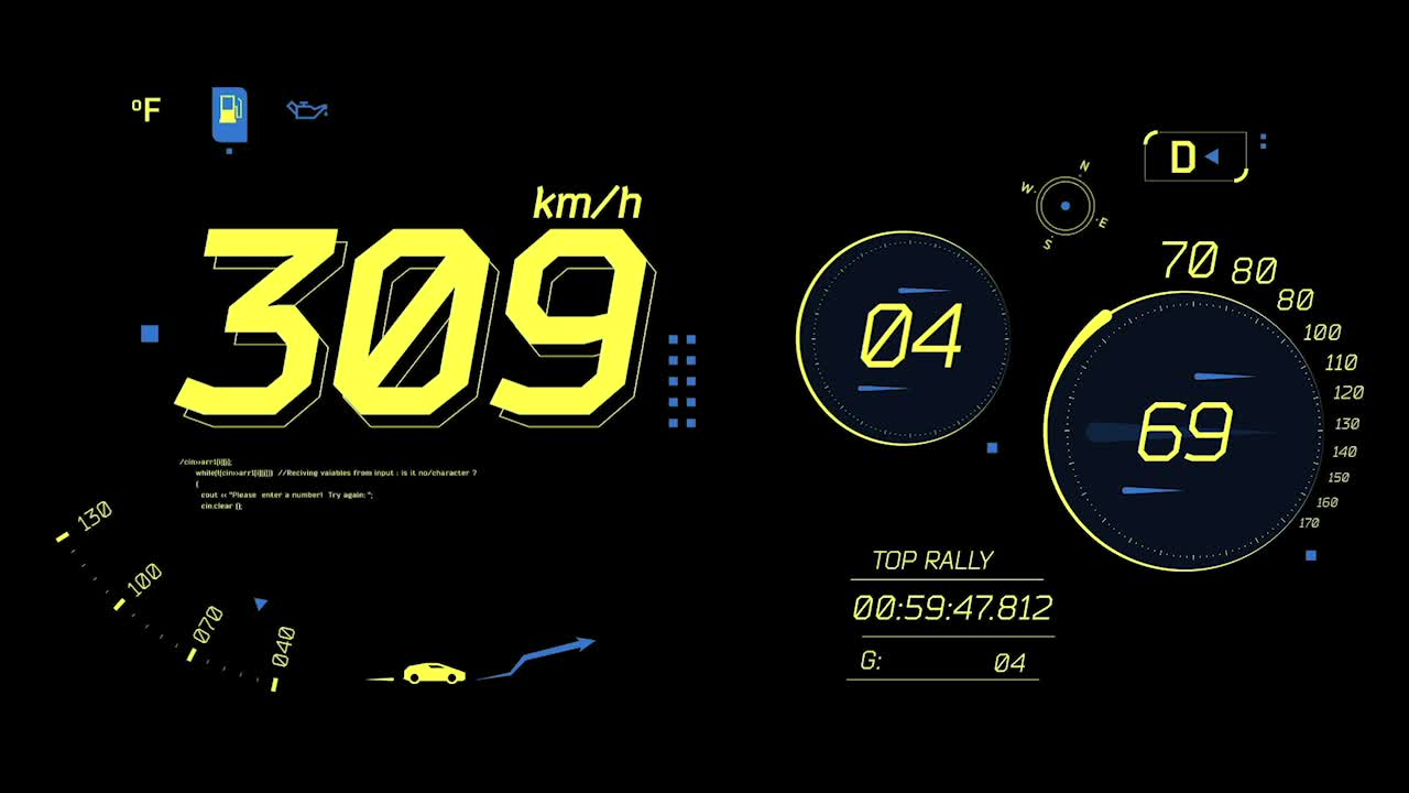 Retro HUD UI