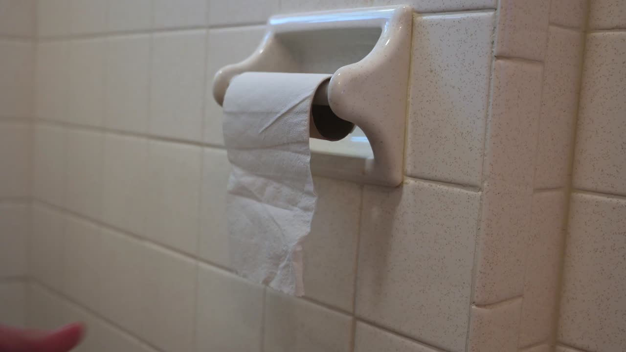 마무리 화장실 종이