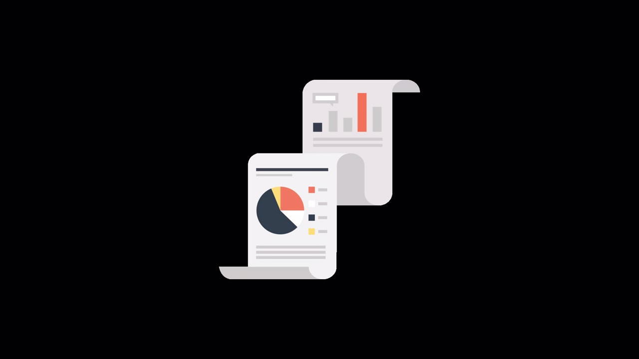 Animated Business Reports with Pie and Bar Charts