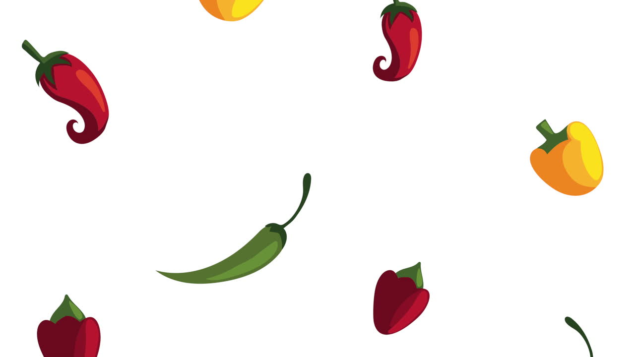 pimientos de colores y chiles
