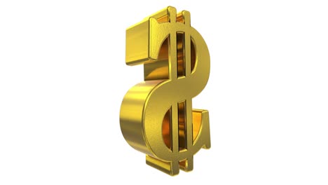 símbolo de señal girar bucle negocio dólar finanzas impuestos gángster bling financiero 4k