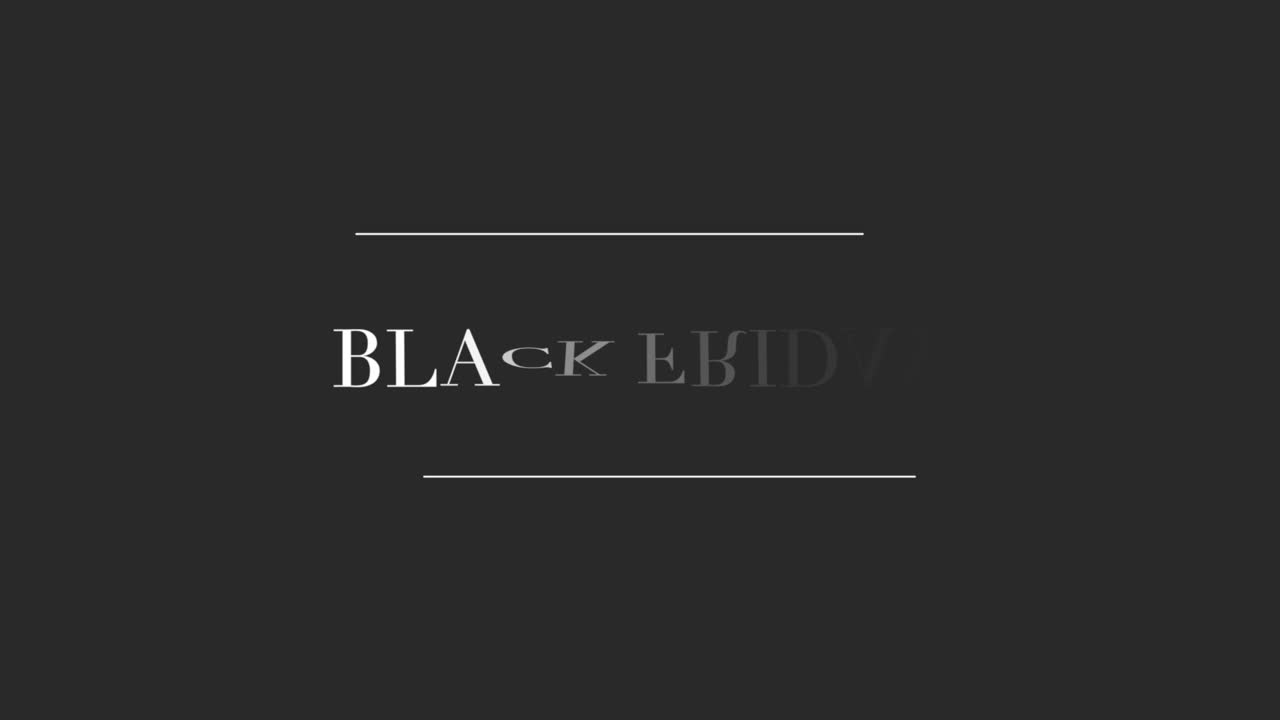 블랙 그라데이션에 현대 검은 금요일 텍스트