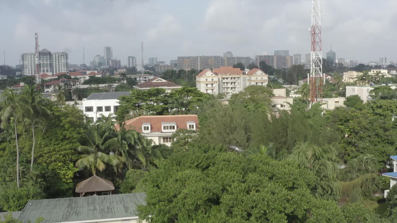 라고스 도시 나이지리아 드론 03