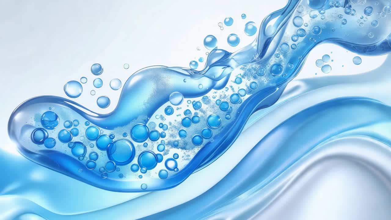 추상적인 물 흐름