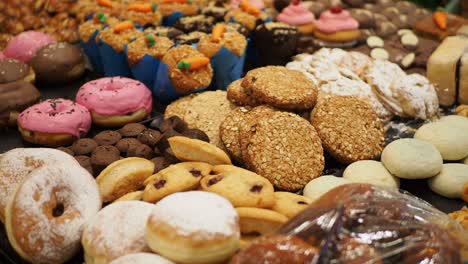 assorted baked goods display