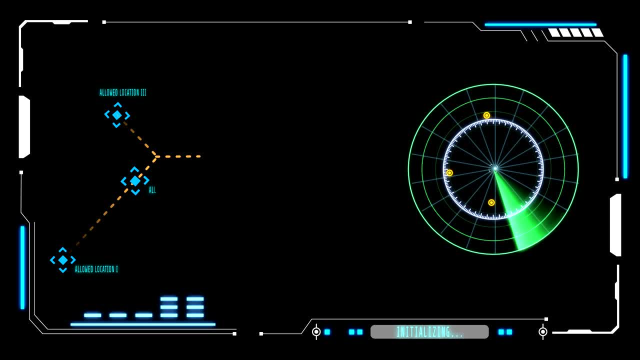 후투리스틱 요소: 타 모니터 사용자 제어 인터페이스 화면 패널