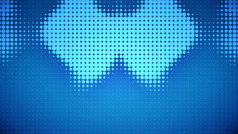 video of blue dots