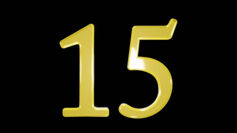 gold number 15