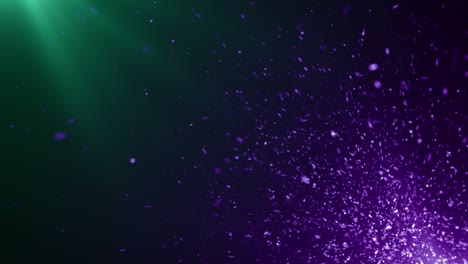 particles violet green event game trailer titles cinematic concert stage background loop