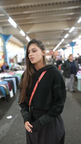 woman in a market