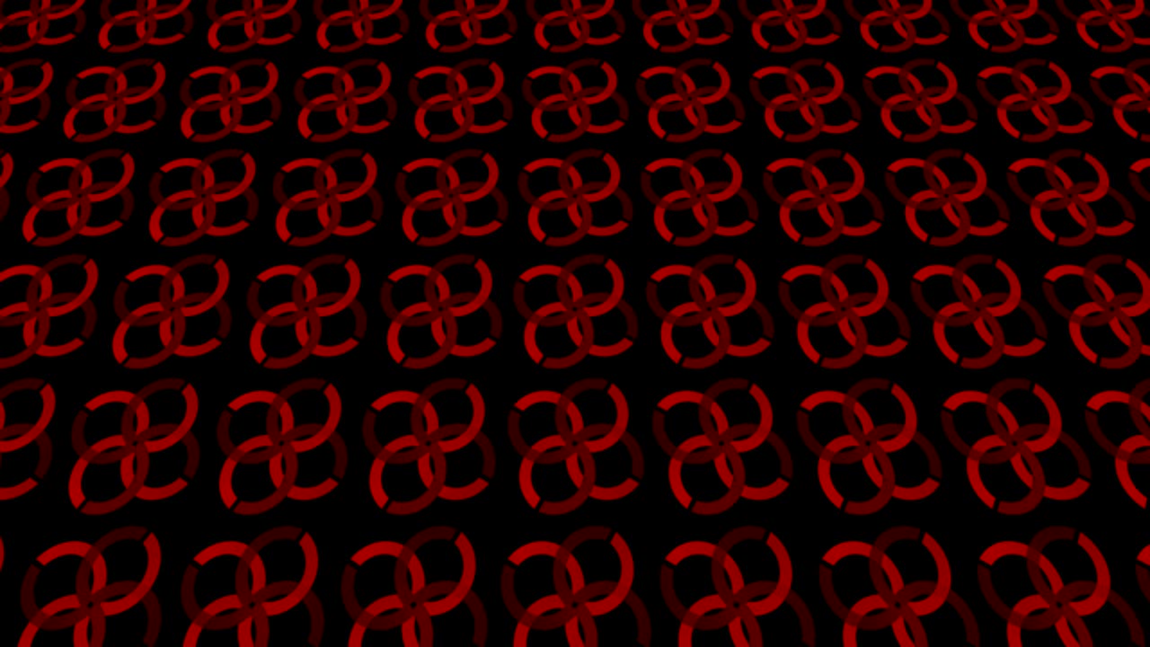 patrón de video gráfico con figuras geométricas que se inclina hacia arriba y se mueve.