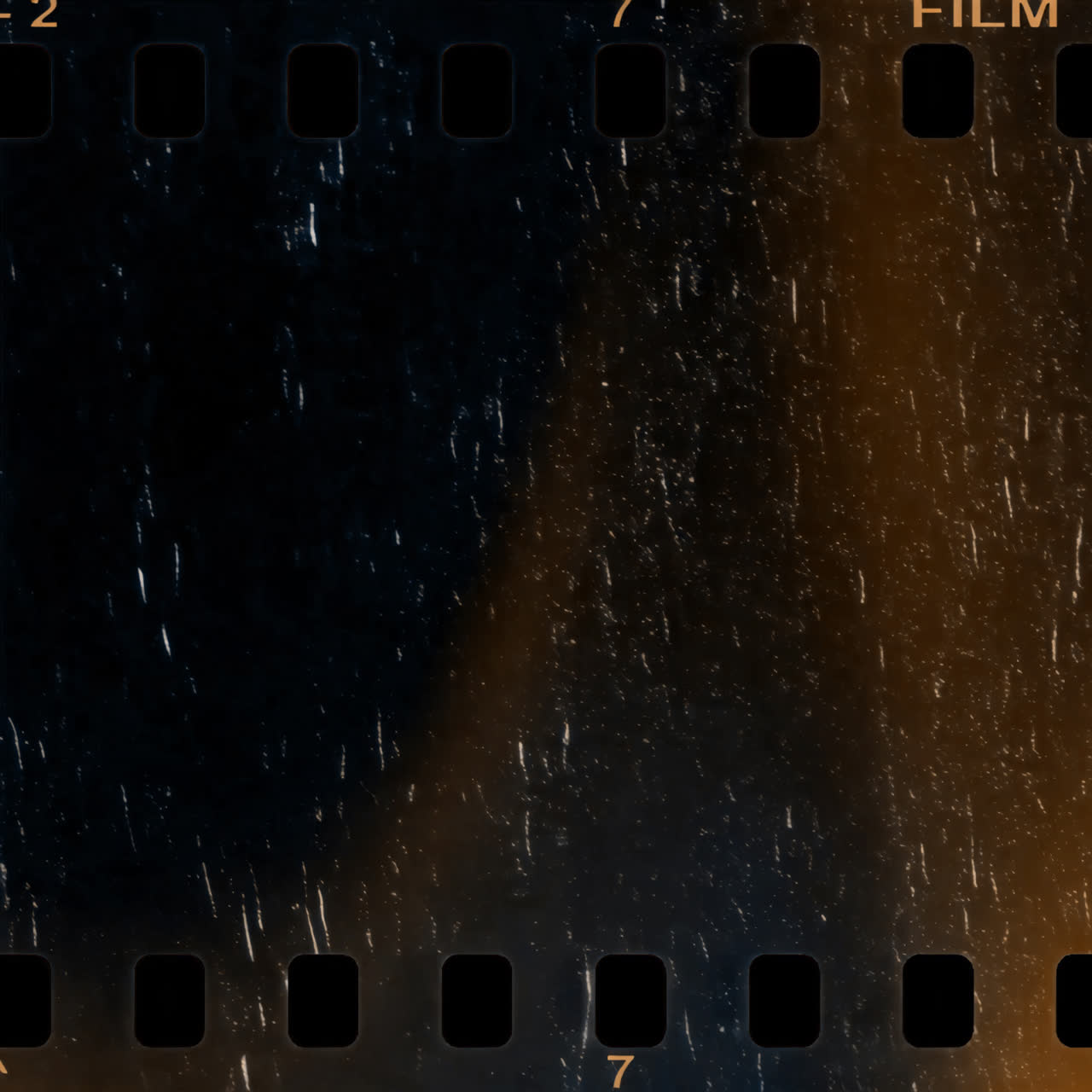 Vintage film strip animated overlay, transparent 4K video, alpha channel, ProRes 4444