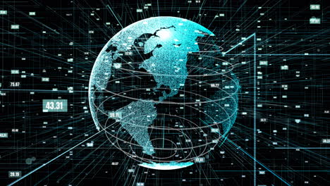 global online internet network and internet of things iot concept