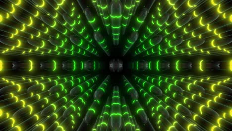 abstract glowing neon tunnel visuals