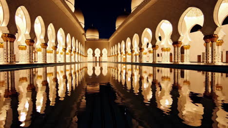 sheikh zayed mosque at night, abu dhabi