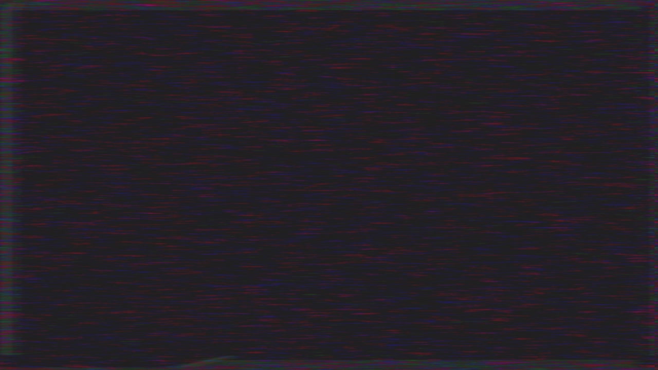 TV and VHS noise black and white glitches real analog vintage signal with bad interference